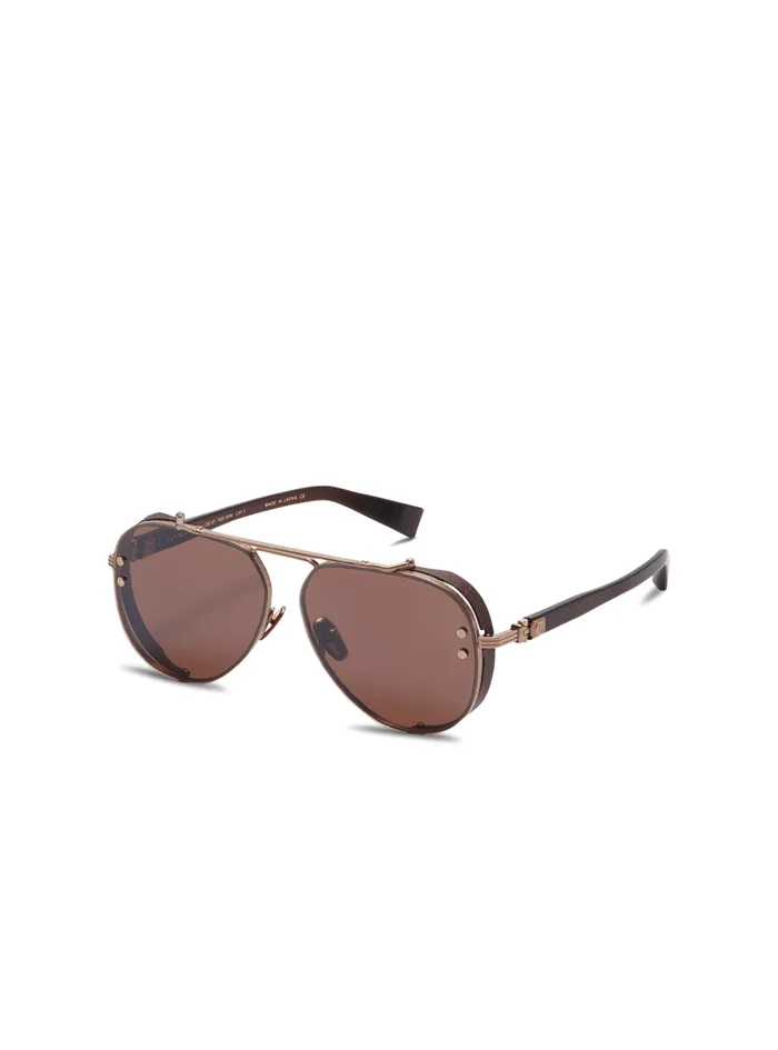 Balmain Eyewear WomenMen Capitaine Sunglasses Brown