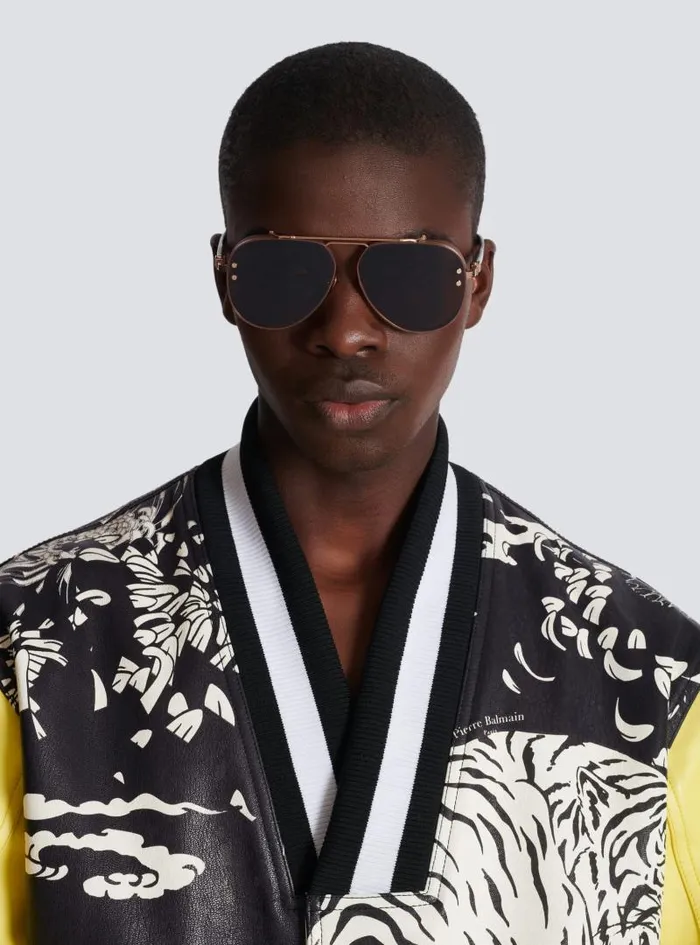 Balmain Eyewear WomenMen Capitaine Sunglasses Brown