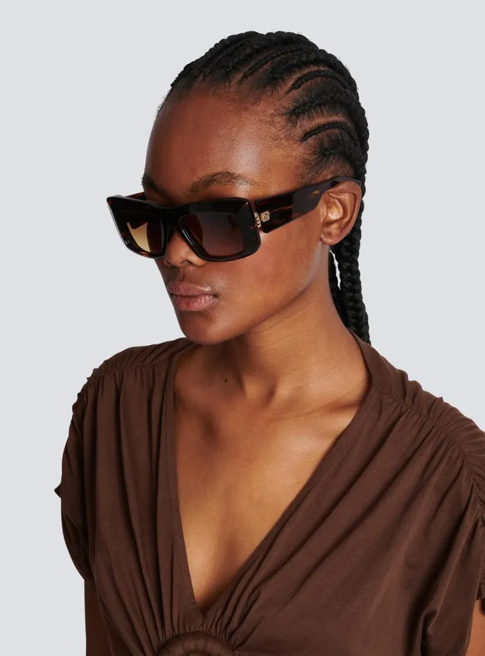 Balmain Eyewear WomenMen Envie Sunglasses Brown