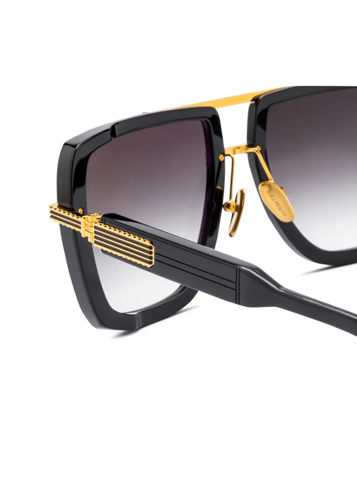 Balmain Eyewear WomenMen Soldier Sunglasses Gold