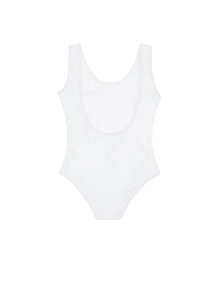 Balmain Girls 410 Years Kids 1piece Swimsuit White