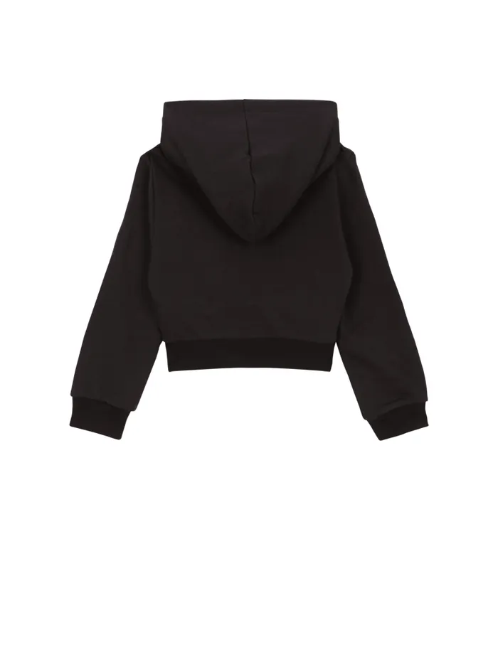 Balmain Girls 410 Years Kids Hoodie Black