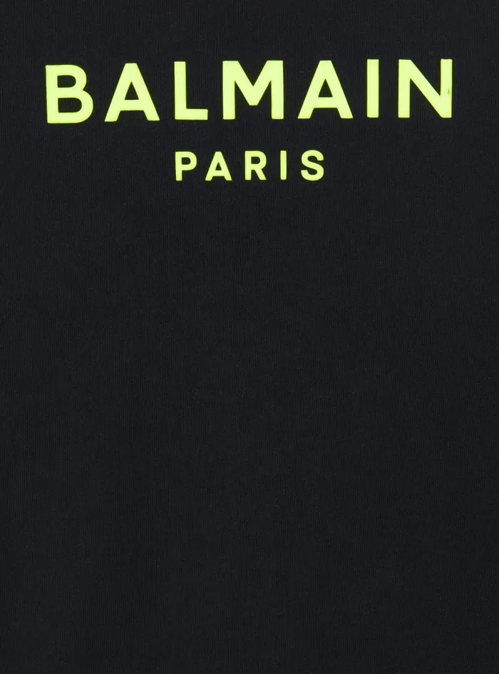 Balmain Girls 410 Years Kids Paris Sweatshirt Black