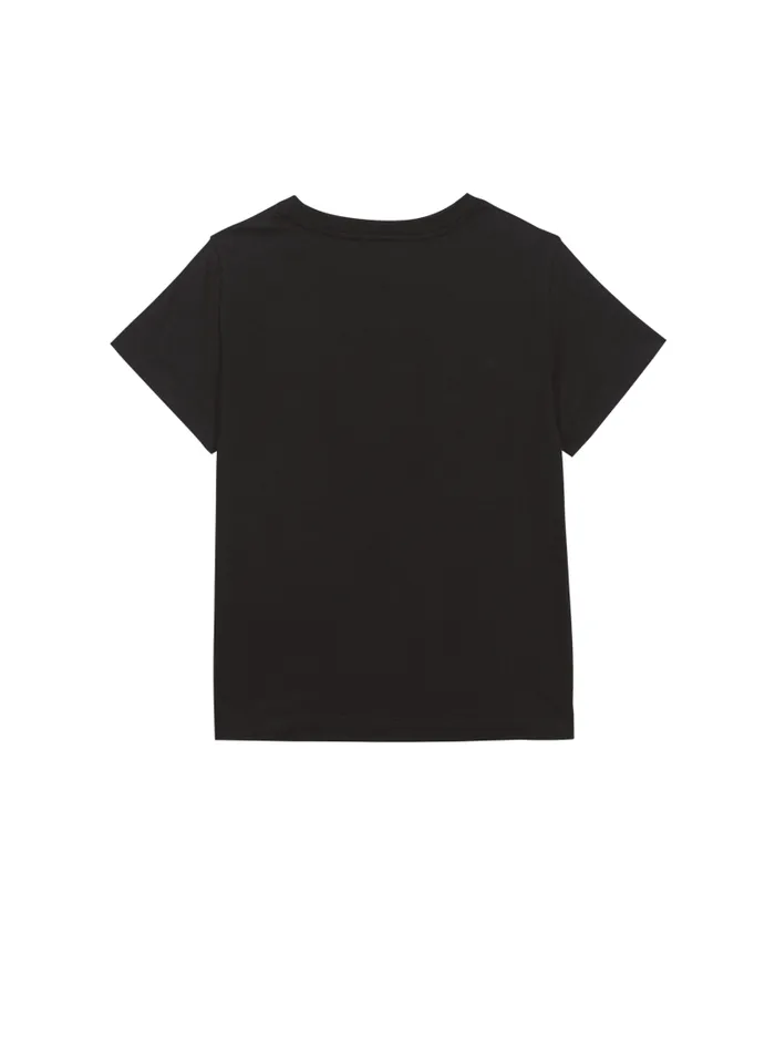 Balmain Girls 410 Years Kids Paris Tshirt Black
