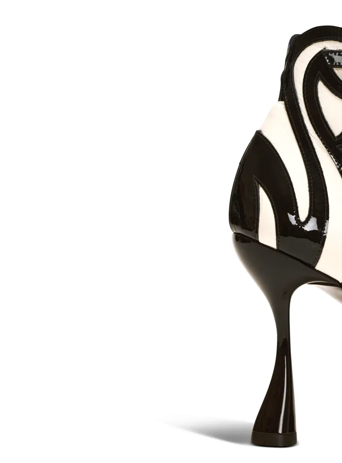 Balmain High Heels and Pumps Women Eden Sandals In Twotone Leather Black