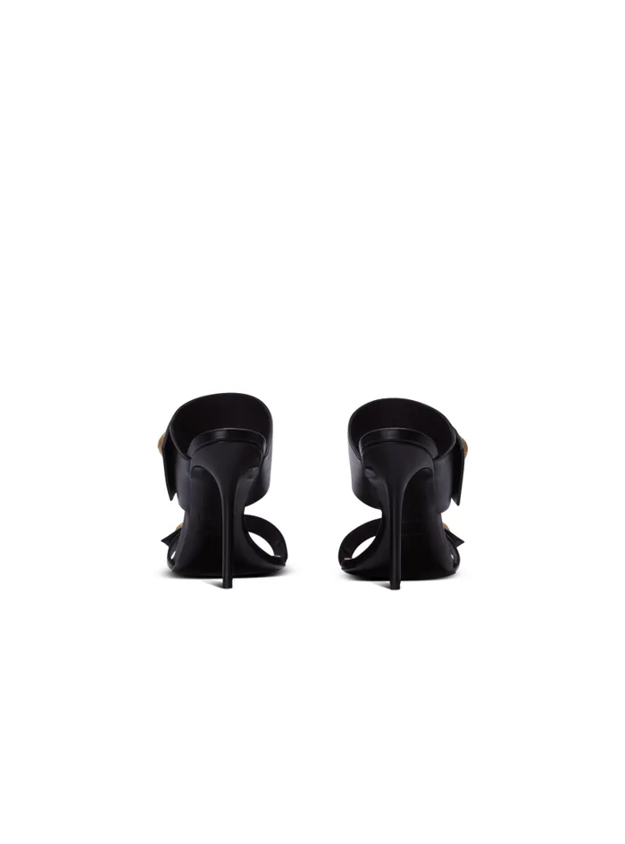 Balmain High Heels and Pumps Women Heeled Eva Mules In Calfskin Black