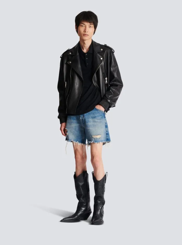 Balmain Shirts And Polos Men Embroidered Polo Shirt Black