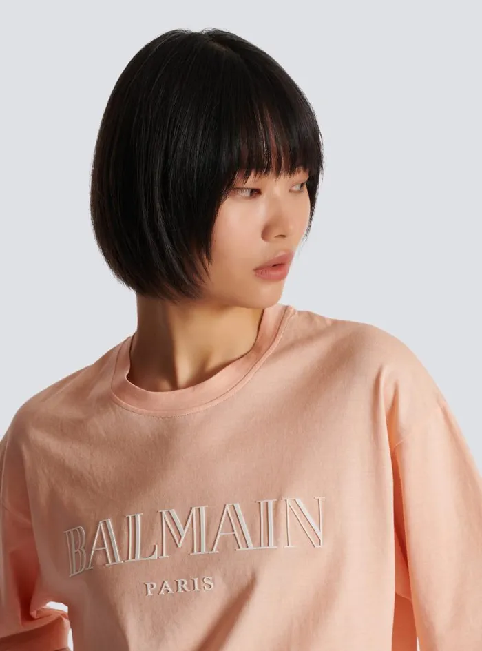 Balmain TShirts Women Vintage Tshirt Orange