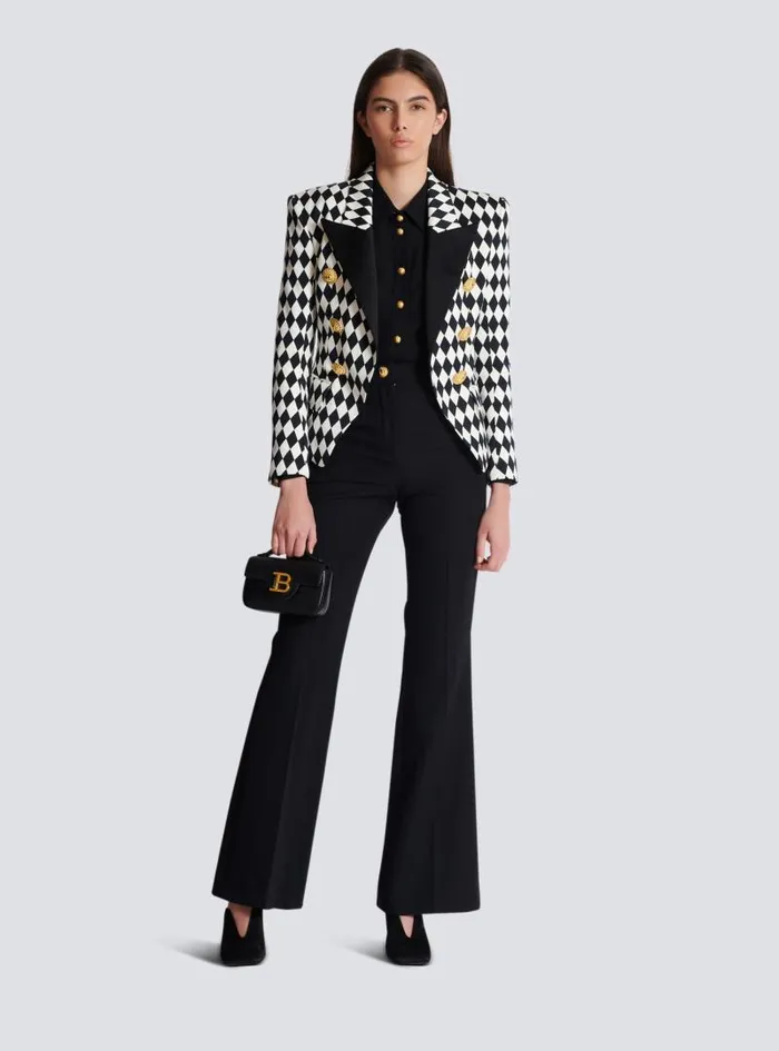 Balmain Tops And Shirts Women Crepe De Chine Shirt Black