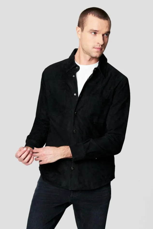 Batman Shacket Men Blank NYC Jackets