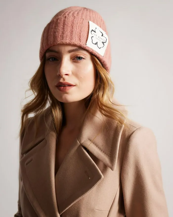 Beanie Hat PlPink Women Ted Baker Hats Beanie Hat PlPink Women Ted Baker Hats