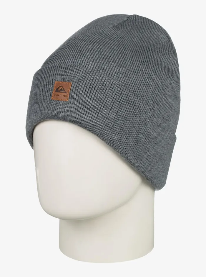 Beanies Men Quiksilver Brigade FoldOver Grey Beanie Heather Grey Beanies Men Quiksilver Brigade FoldOver Grey Beanie Heather Grey