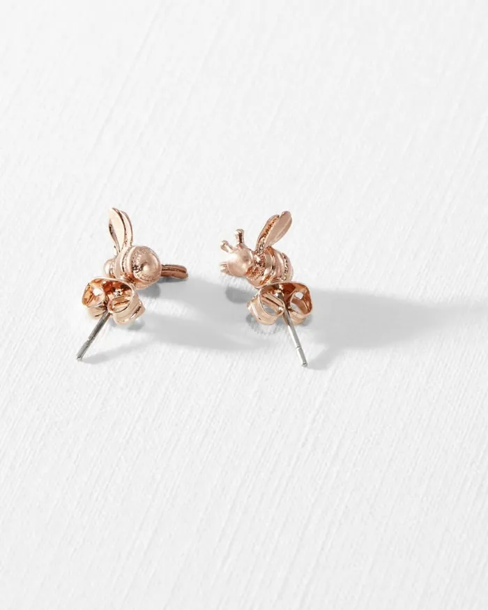 Bee Earrings Rosegold Color Women Ted Baker Jewelry