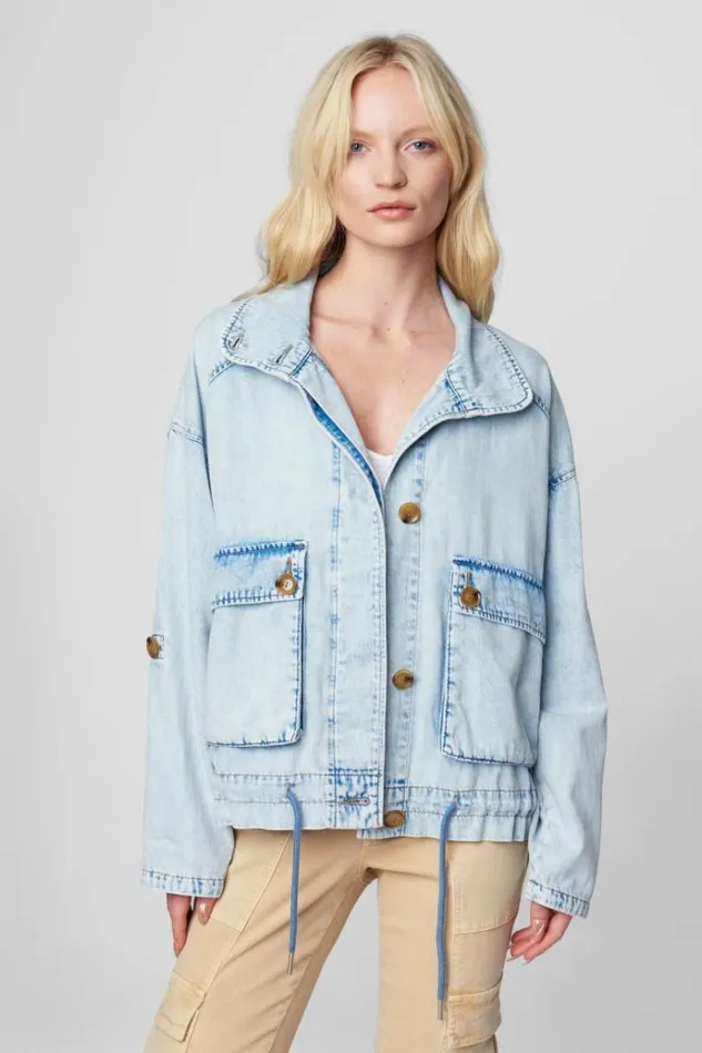 Blue Lagoon Jacket Women Blank NYC Jackets