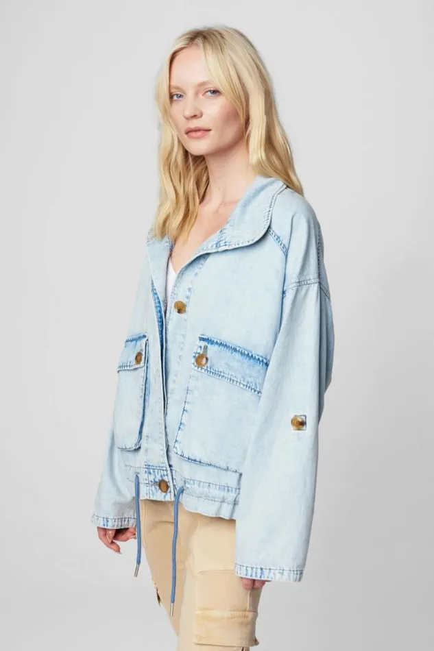 Blue Lagoon Jacket Women Blank NYC Jackets