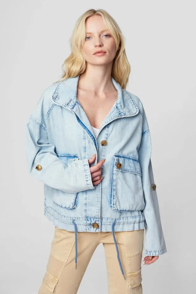Blue Lagoon Jacket Women Blank NYC Jackets