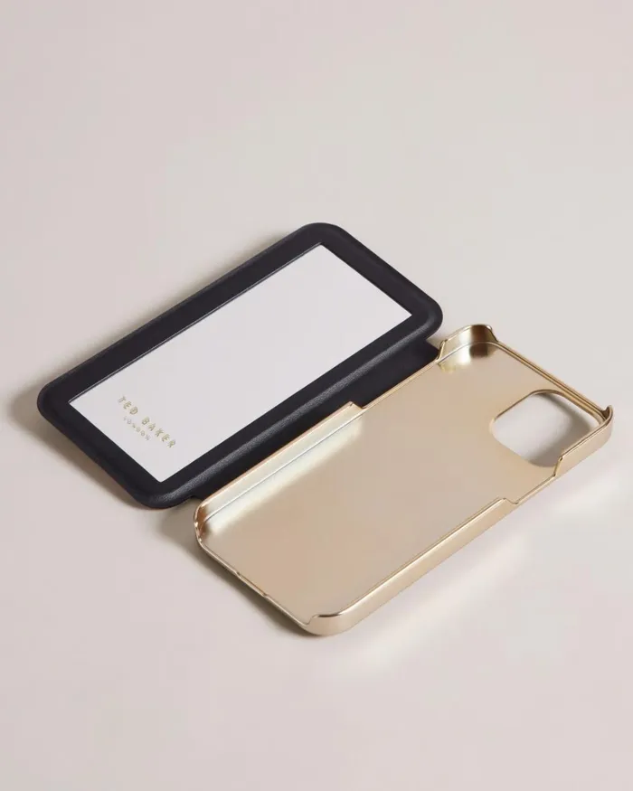 Blurred Floral Mirror Folio IPhone 12 And 12 Pro Pink Women Ted Baker Tech Accessories Blurred Floral Mirror Folio IPhone 12 And 12 Pro Pink Women Ted Baker Tech Accessories