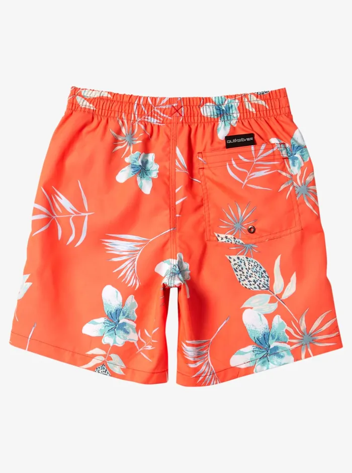 Boardshorts Men Quiksilver Boy039s 816 Everyday Mix Vl 15nb Elastic Waist Shorts Fiery Coral Boardshorts Men Quiksilver Boy039s 816 Everyday Mix Vl 15nb Elastic Waist Shorts Fiery Coral