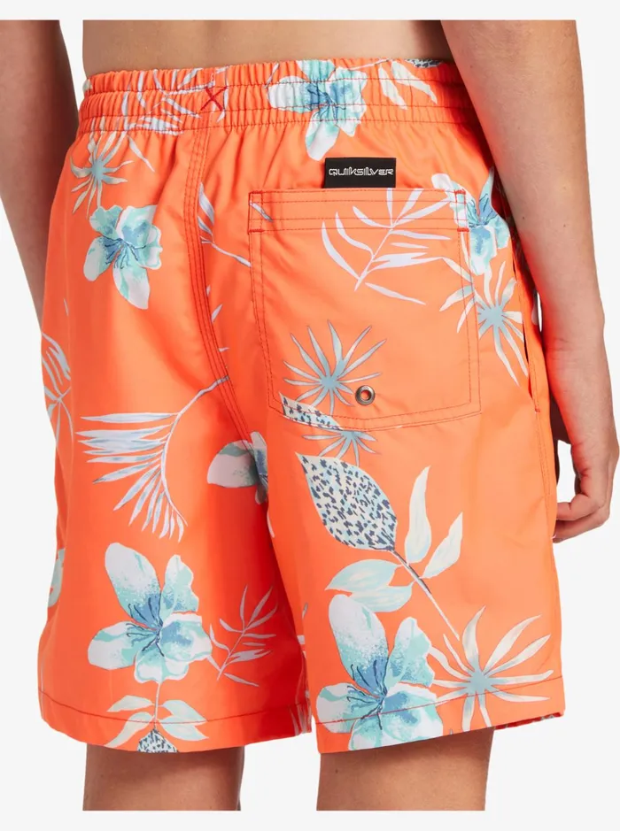Boardshorts Men Quiksilver Boy039s 816 Everyday Mix Vl 15nb Elastic Waist Shorts Fiery Coral Boardshorts Men Quiksilver Boy039s 816 Everyday Mix Vl 15nb Elastic Waist Shorts Fiery Coral