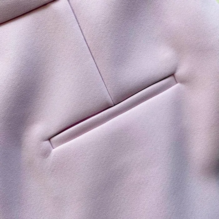 Bottoms Woman SelfPortrait Pink Crepe Trousers Bottoms Woman SelfPortrait Pink Crepe Trousers