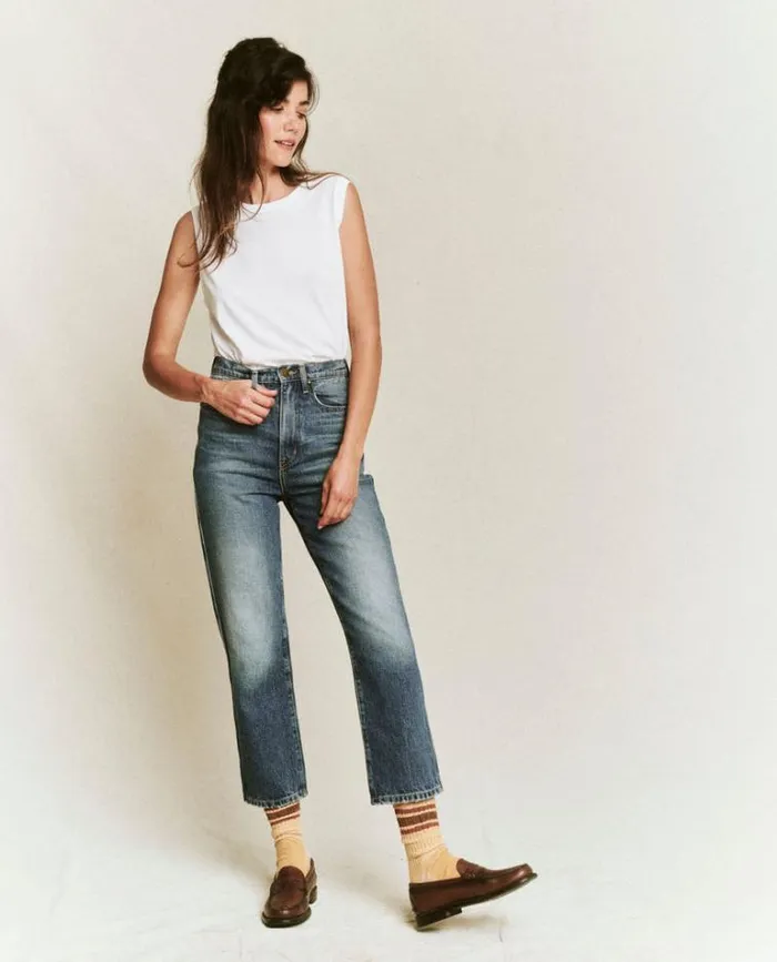 Bottoms Women039s The Great The Barrel Jean Saddle Wash