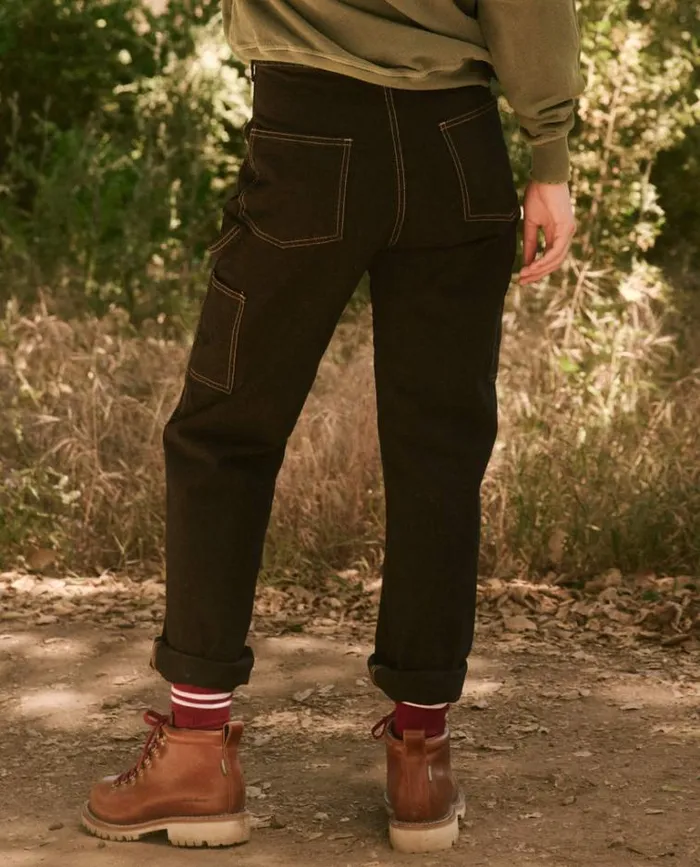Bottoms Women039s The Great The Carpenter Pant Almost Black