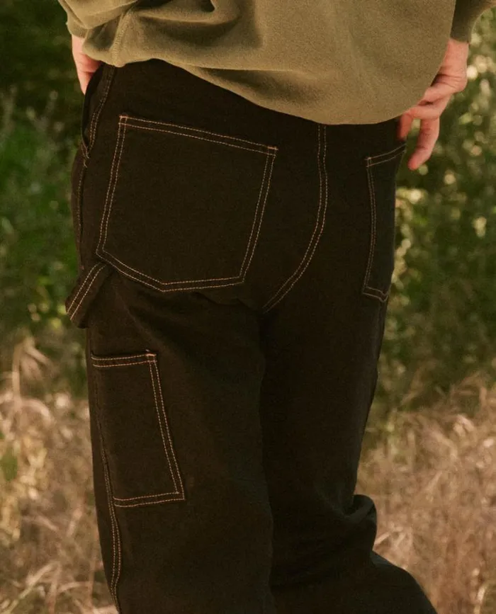 Bottoms Women039s The Great The Carpenter Pant Almost Black