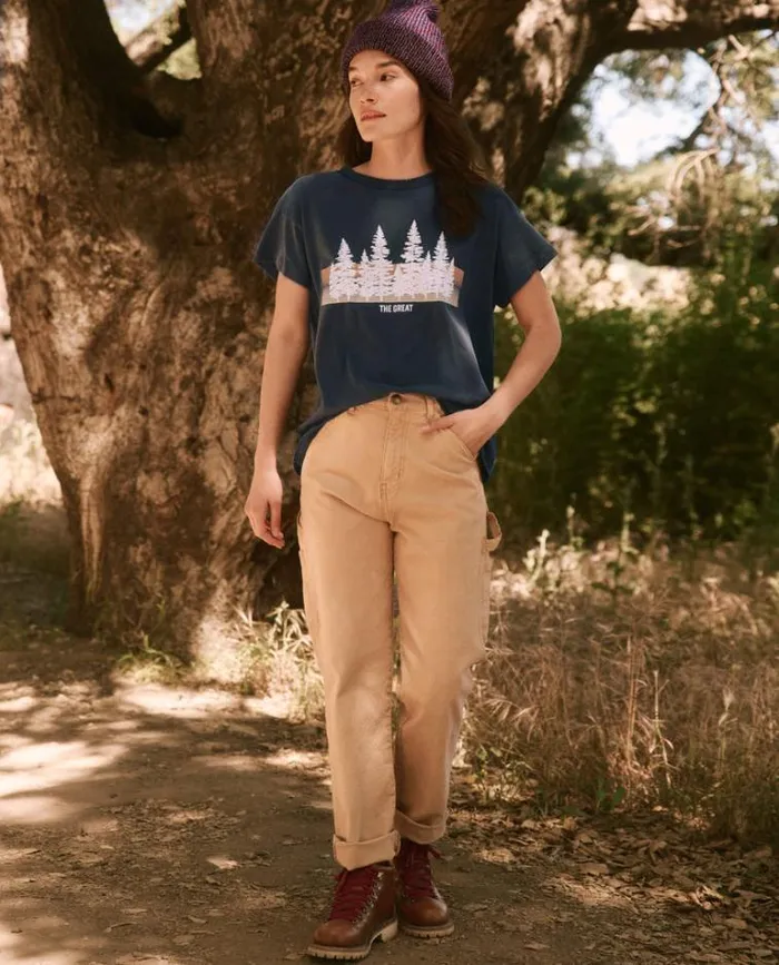 Bottoms Women039s The Great The Carpenter Pant Camel