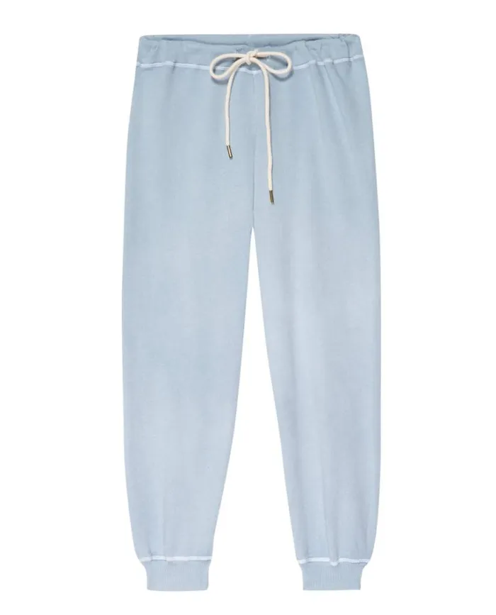 Bottoms Women039s The Great The Cropped Sweatpant Whisper Blue