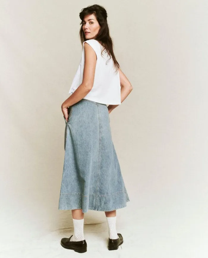 Bottoms Women039s The Great The Field Skirt Misty Wash