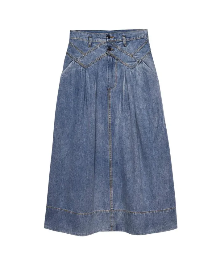 Bottoms Women039s The Great The Field Skirt Misty Wash