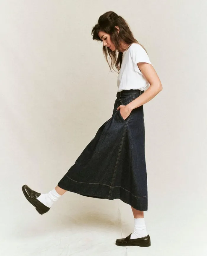 Bottoms Women039s The Great The Field Skirt Rinse Wash