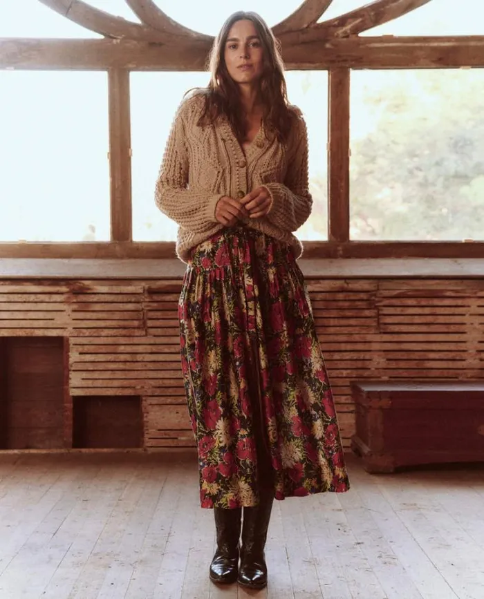 Bottoms Women039s The Great The Highland Skirt Hidden Garden Floral