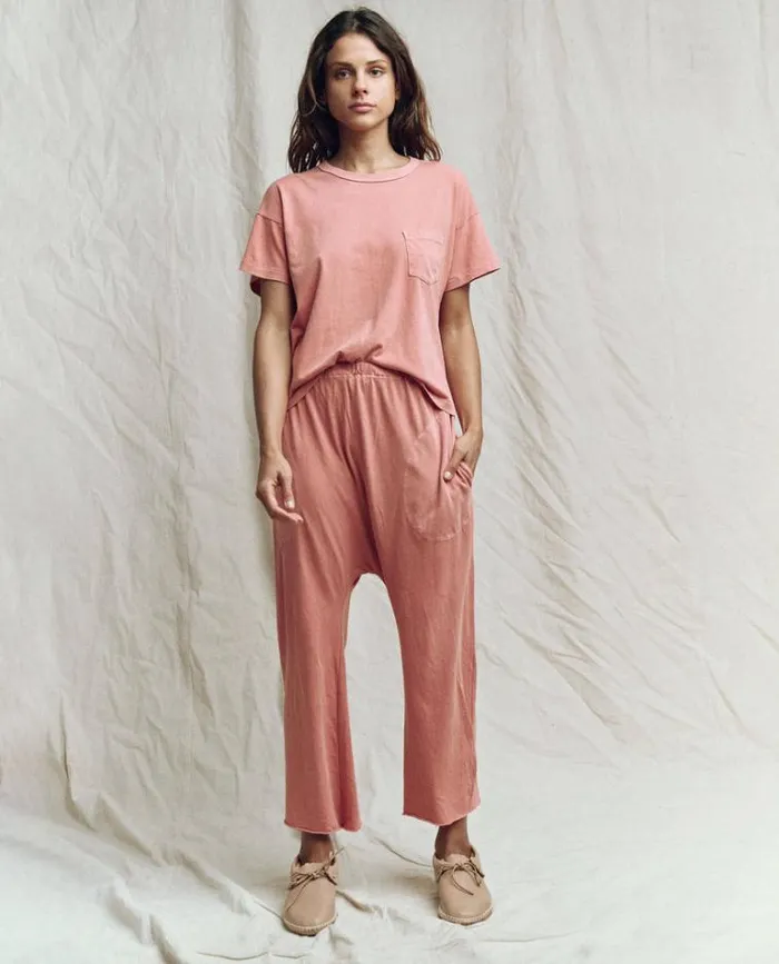 Bottoms Women039s The Great The Jersey Crop Rose