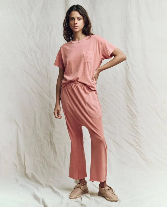 Bottoms Women039s The Great The Jersey Crop Rose
