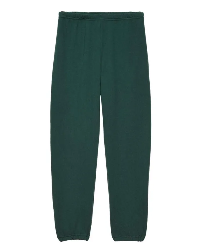 Bottoms Women039s The Great The Stadium Sweatpant Green Grove