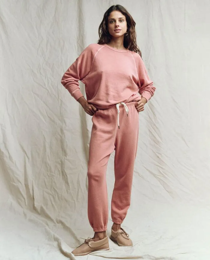 Bottoms Women039s The Great The Stadium Sweatpant Rose