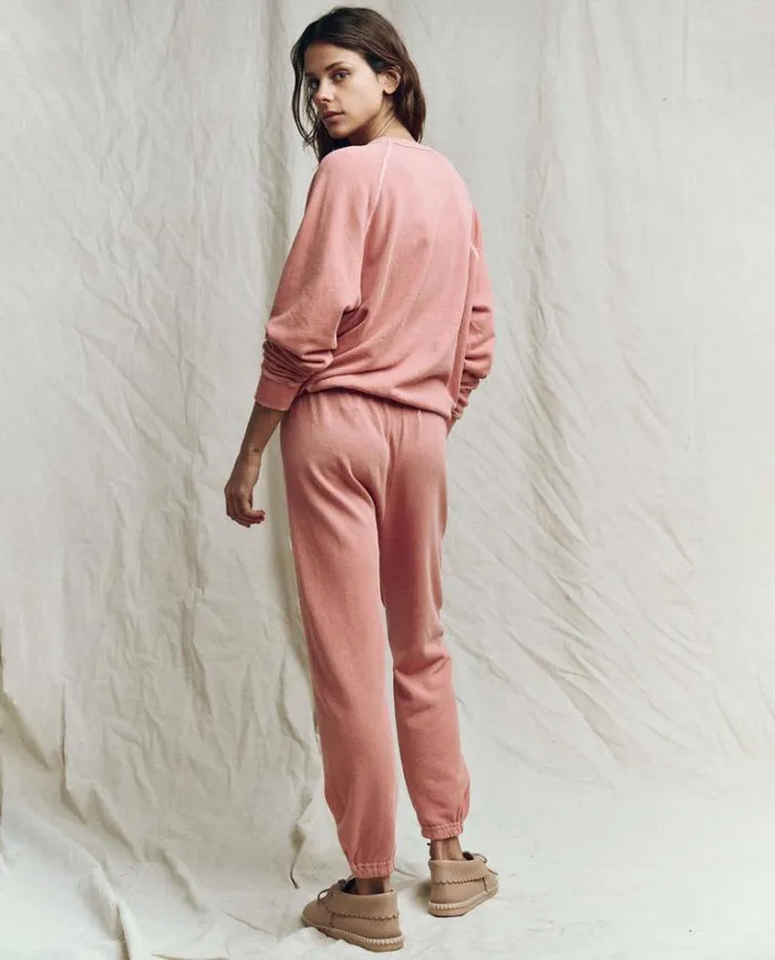 Bottoms Women039s The Great The Stadium Sweatpant Rose
