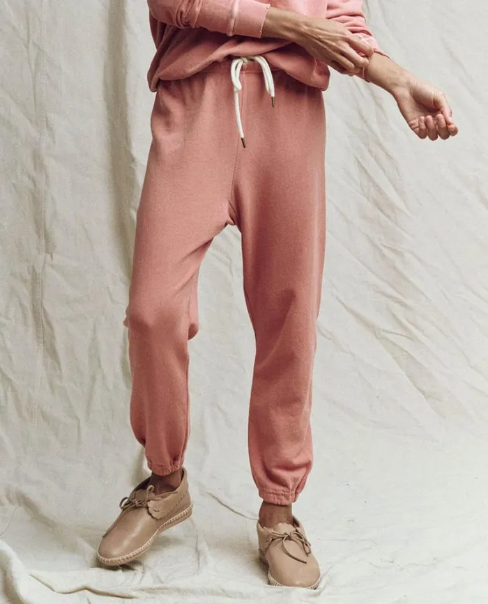 Bottoms Women039s The Great The Stadium Sweatpant Rose