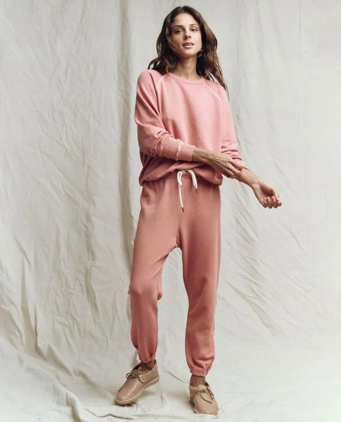 Bottoms Women039s The Great The Stadium Sweatpant Rose