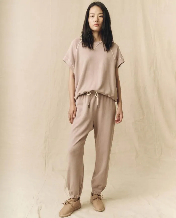 Bottoms Women039s The Great The Stadium Sweatpant Soft Lilac