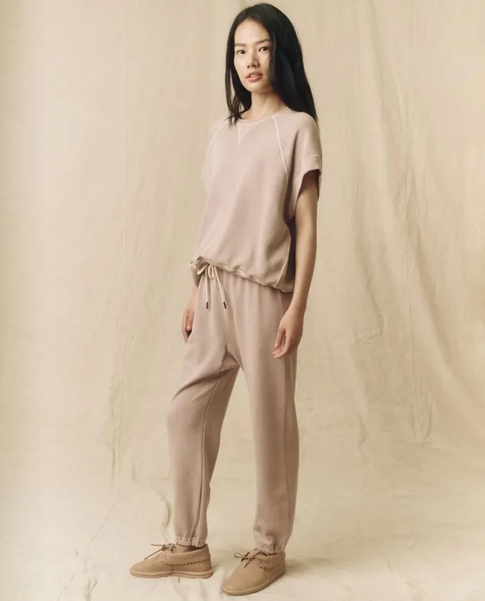 Bottoms Women039s The Great The Stadium Sweatpant Soft Lilac