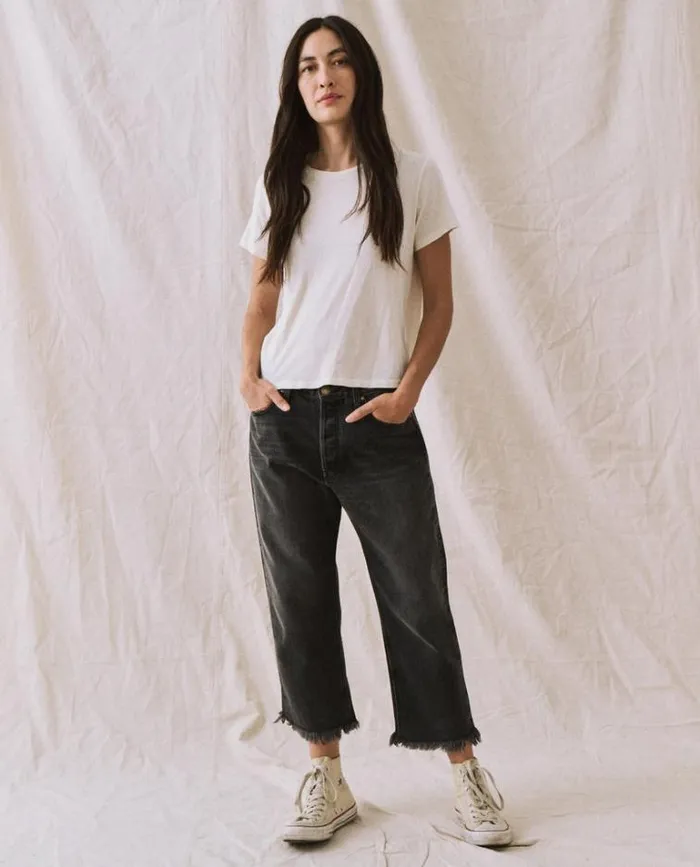 Bottoms Women039s The Great The Wayne Jean Onyx Wash