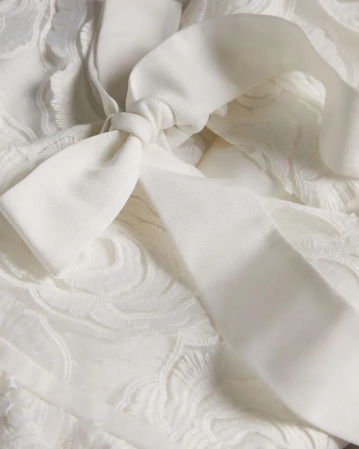 Boxy Fit Puffed Sleeve Top White Women Ted Baker Clothing Boxy Fit Puffed Sleeve Top White Women Ted Baker Clothing