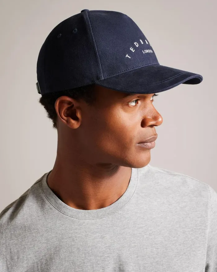 Branded Cap Navy Men Ted Baker Hats and Caps Branded Cap Navy Men Ted Baker Hats and Caps