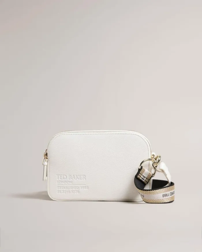 Branded Webbing Camera Bag Ecru Women Ted Baker Bags