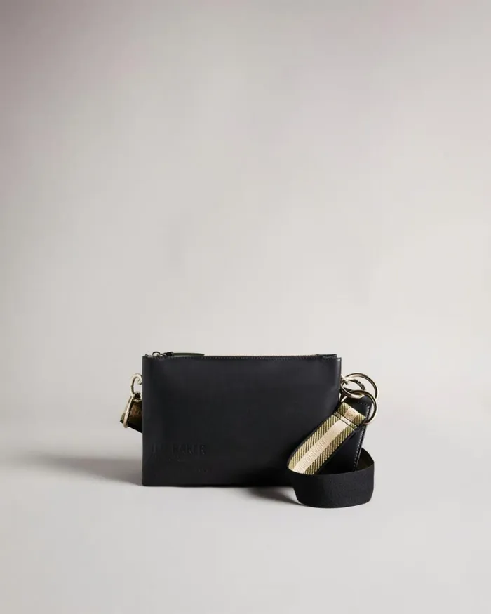 Branded Webbing Cross Body Black Women Ted Baker Bags