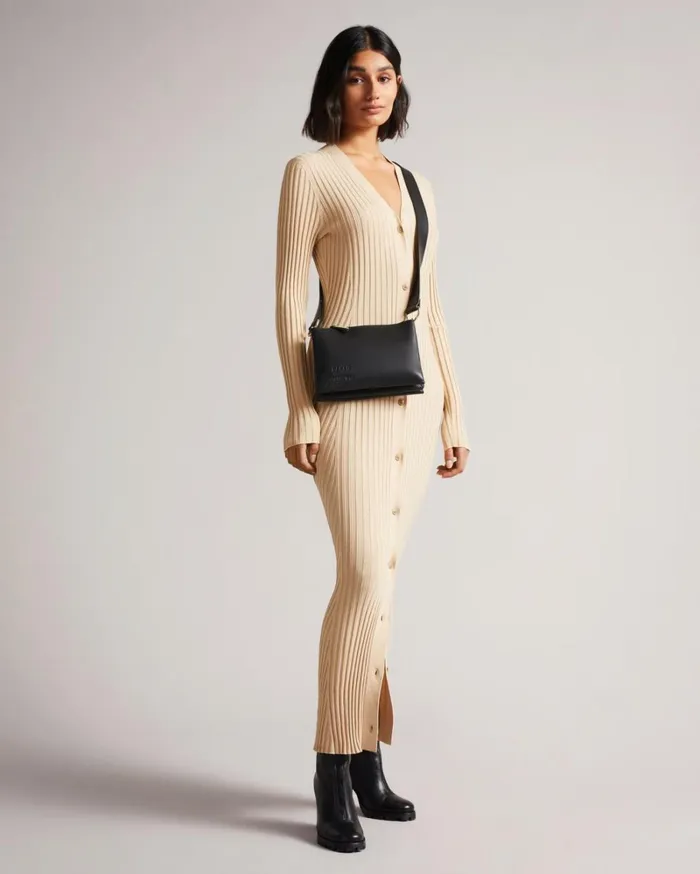 Branded Webbing Cross Body Black Women Ted Baker Bags