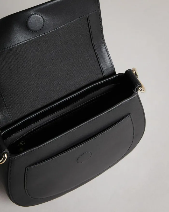 Branded Webbing Satchel Cross Body Bag Black Women Ted Baker Bags