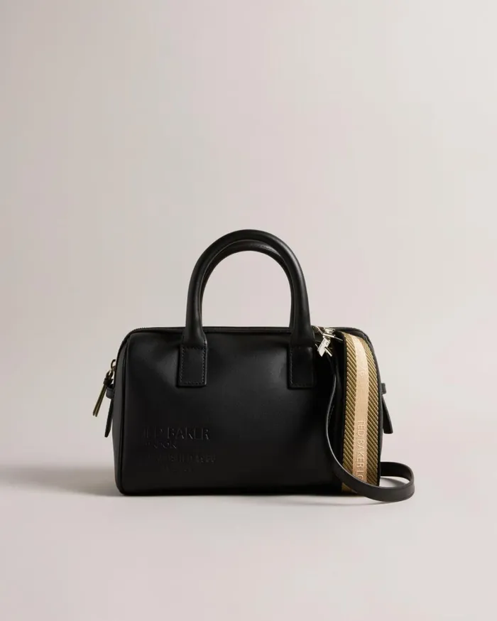 Branded Webbing Shoulder Bag Black Women Ted Baker Bags